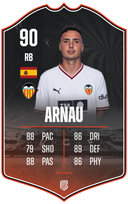 Arnau Martínez – Valencia CF S26/27 card