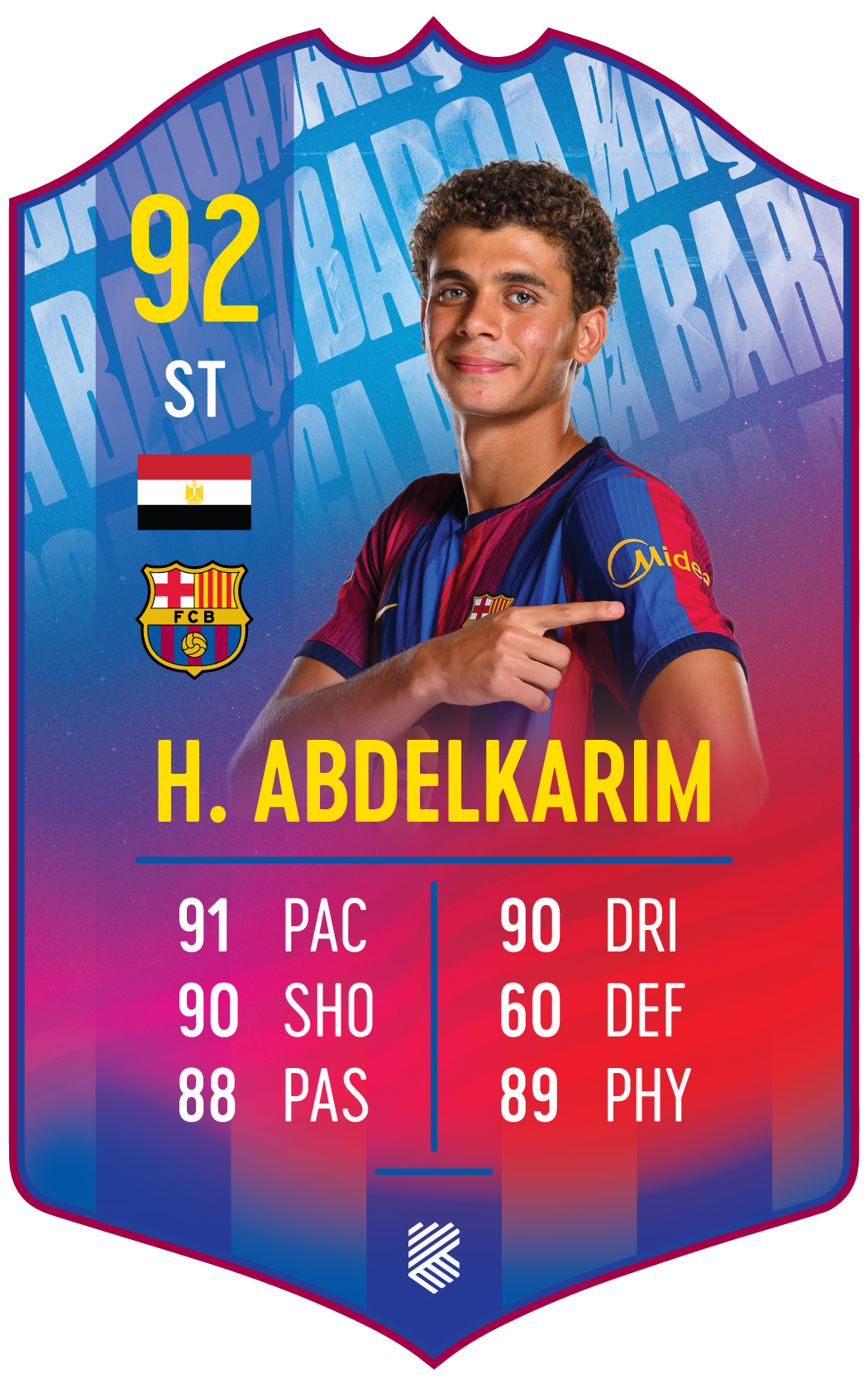 Hamza Abdelkarim – FC Barcelona S26/27 card