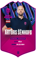 Artūrs Šēnhofs – BK Rīgas Zeļļi S24/25 card
