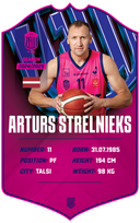 Arturs Strelnieks – BK Rīgas Zeļļi S24/25 card