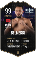 Belmekki – King of Kings S24/25 fighter card