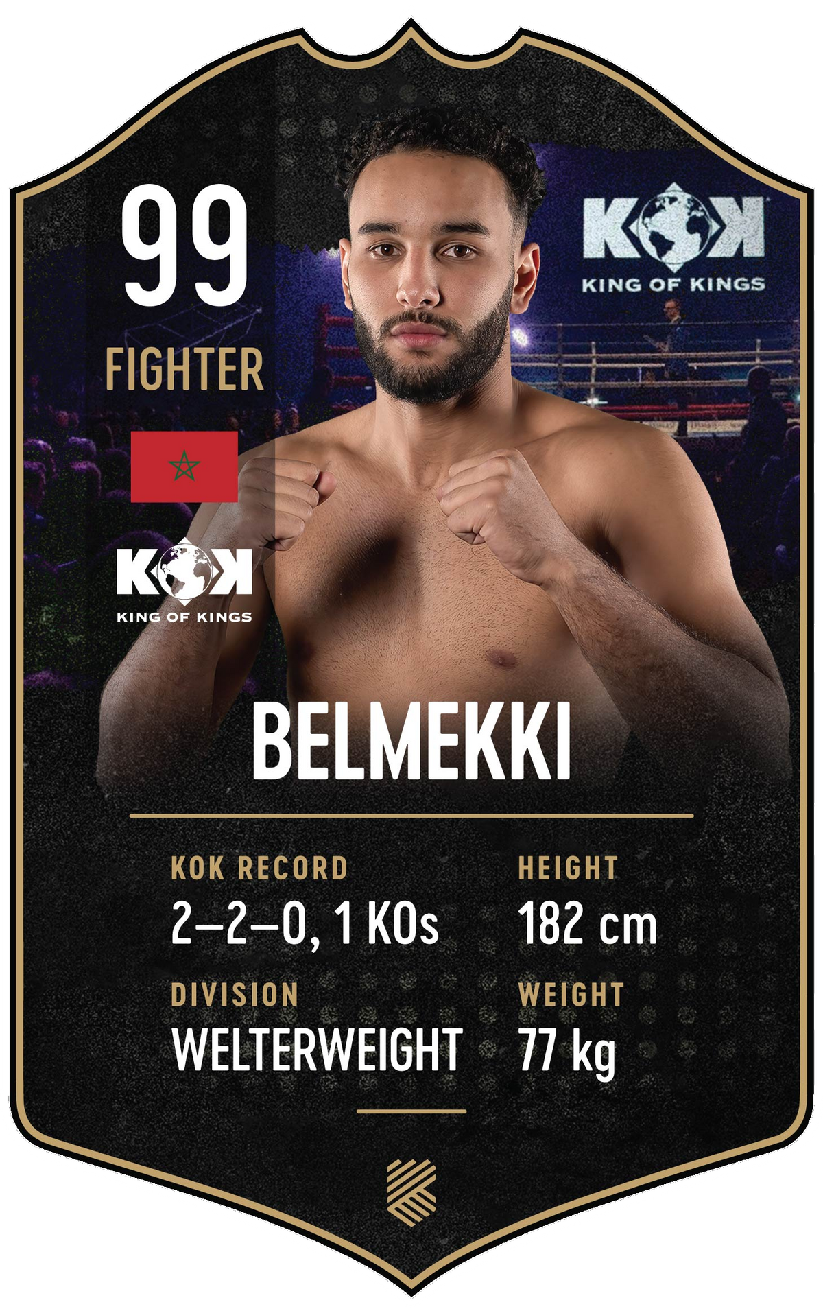 Belmekki – King of Kings S24/25 fighter card