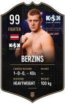 Berzins – King of Kings S24/25 fighter card
