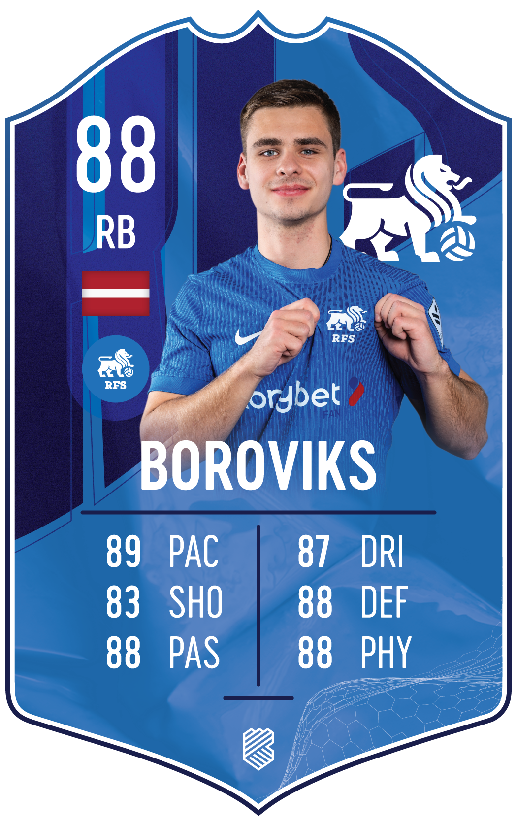Savēlijs Boroviks – FK RFS S25/26 card