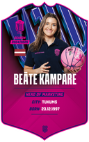 Beāte Kampare – BK Rīgas Zeļļi S24/25 card