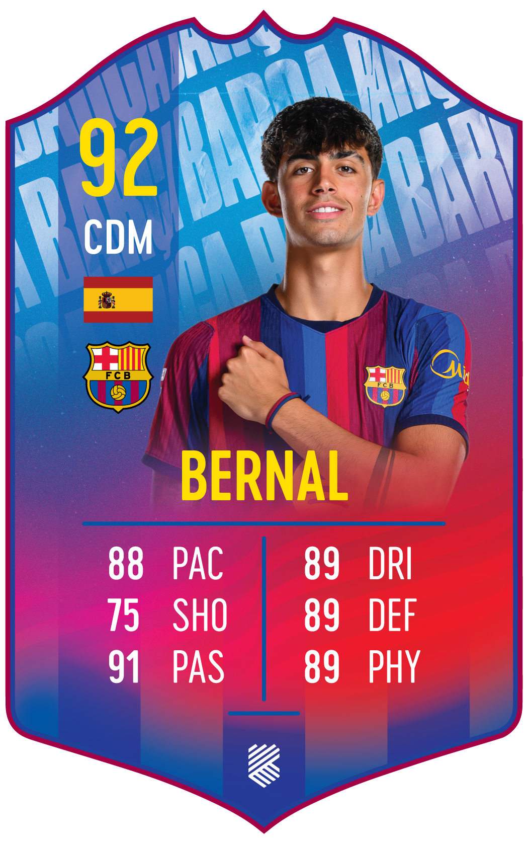 Marc Bernal – FC Barcelona S26/27 card