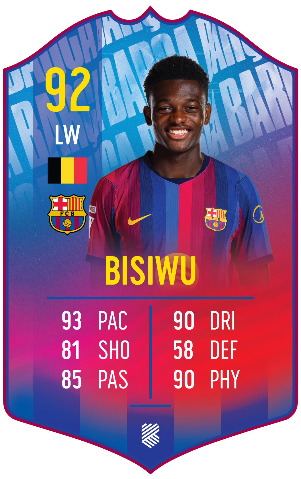 Jesse Bisiwu – FC Barcelona S26/27 card