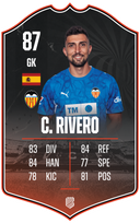 Cristian Rivero – Valencia CF S26/27 card