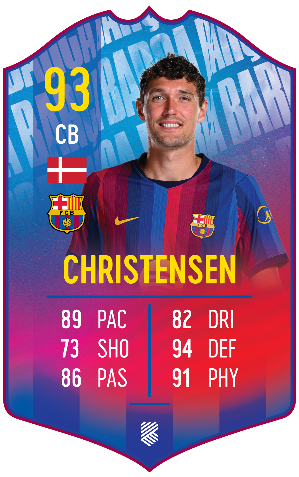 Andreas Christensen – FC Barcelona S26/27 card