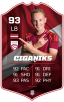 Andrejs Cigaņiks – Latvia national team S25/26 card