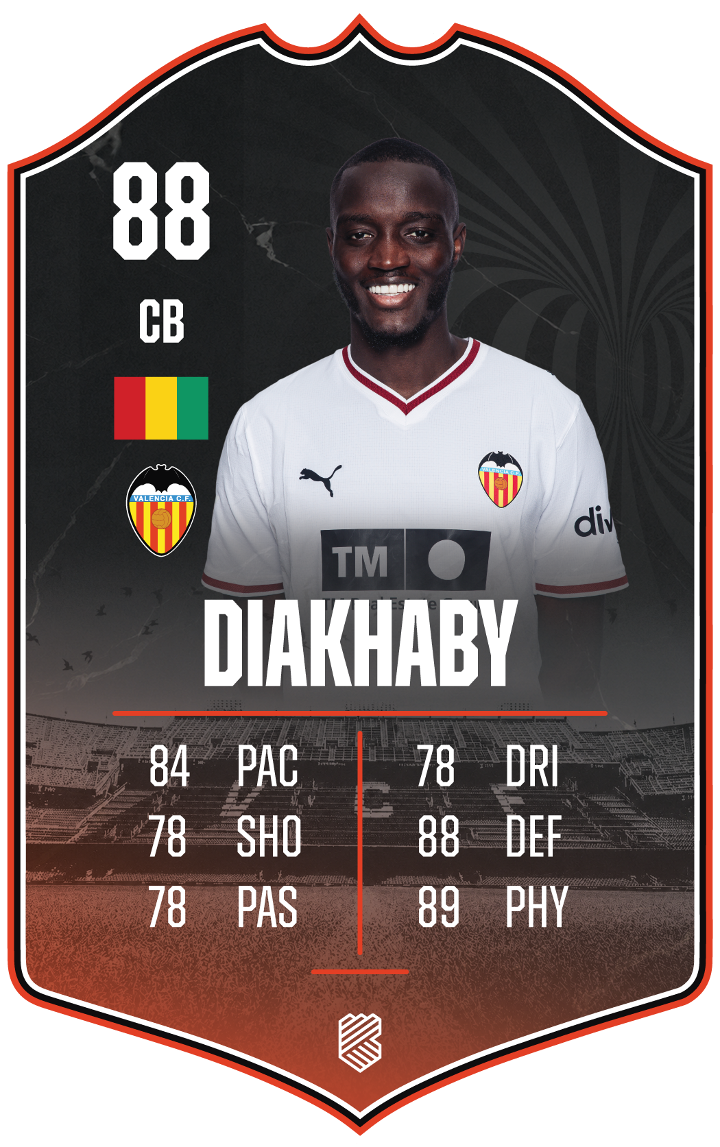 Mouctar Diakhaby – Valencia CF S26/27 card