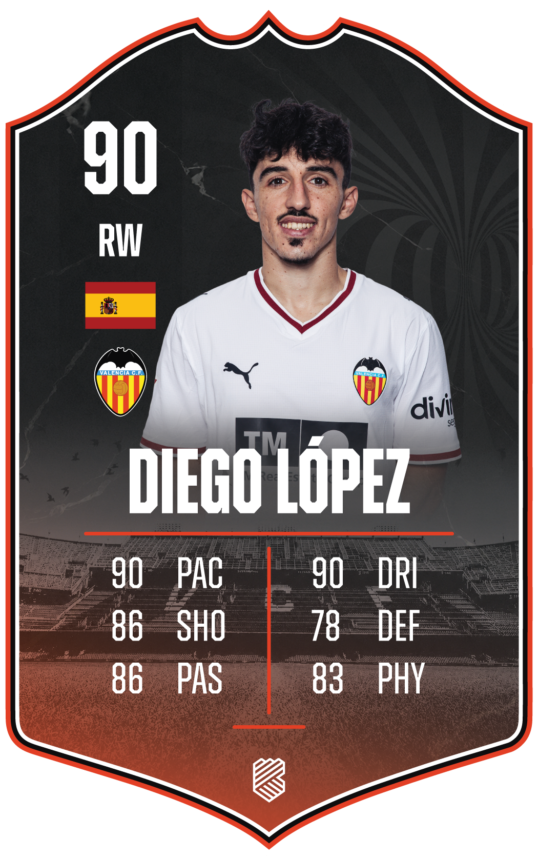Diego López – Valencia CF S26/27 card