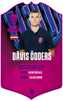 Dāvis Čoders – BK Rīgas Zeļļi S24/25 card