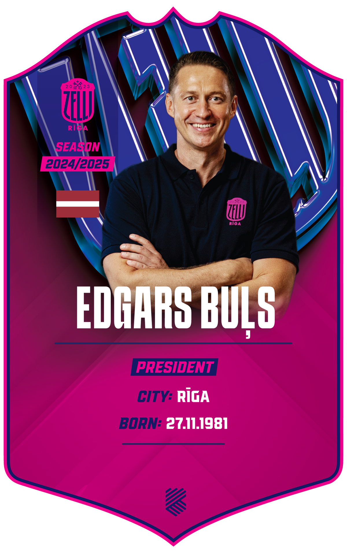 Edgars Buļs – BK Rīgas Zeļļi S24/25 card