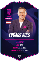 Edgars Buļs – BK Rīgas Zeļļi S26/27 card