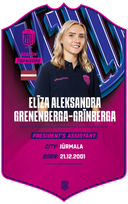 Elīza Aleksandra Grenenberga-Grīnberga – BK Rīgas Zeļļi S24/25 card