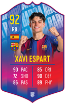 Xavi Espart – FC Barcelona S26/27 card