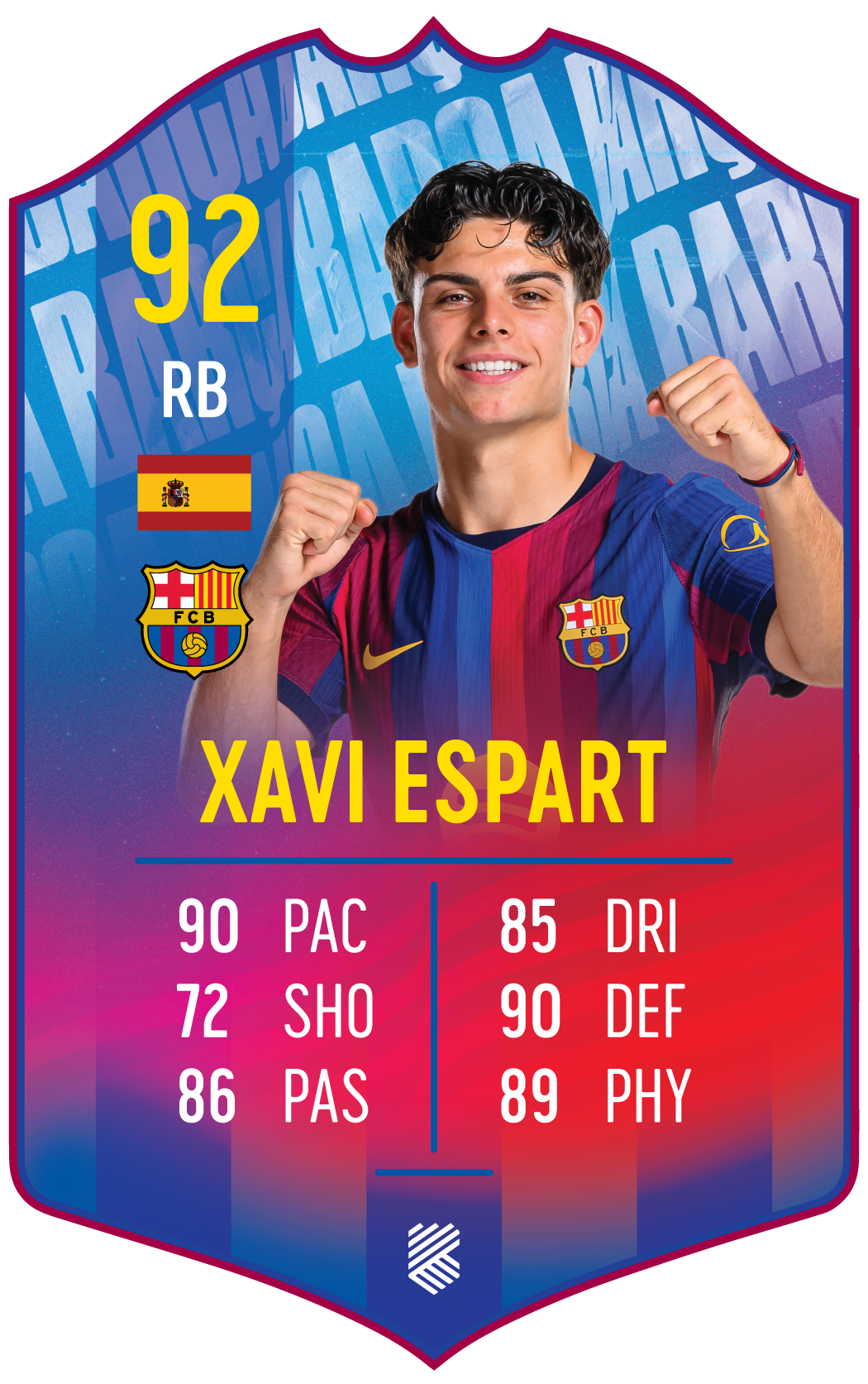Xavi Espart – FC Barcelona S26/27 card