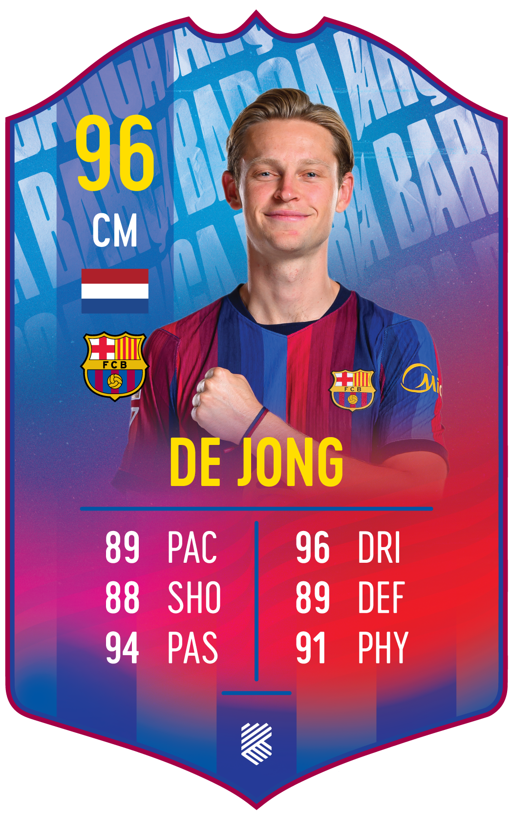 Frenkie de Jong – FC Barcelona S26/27 card