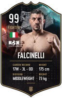 Falcinelli – King of Kings S25/26 fighter card