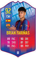 Brian Fariñas – FC Barcelona S26/27 card
