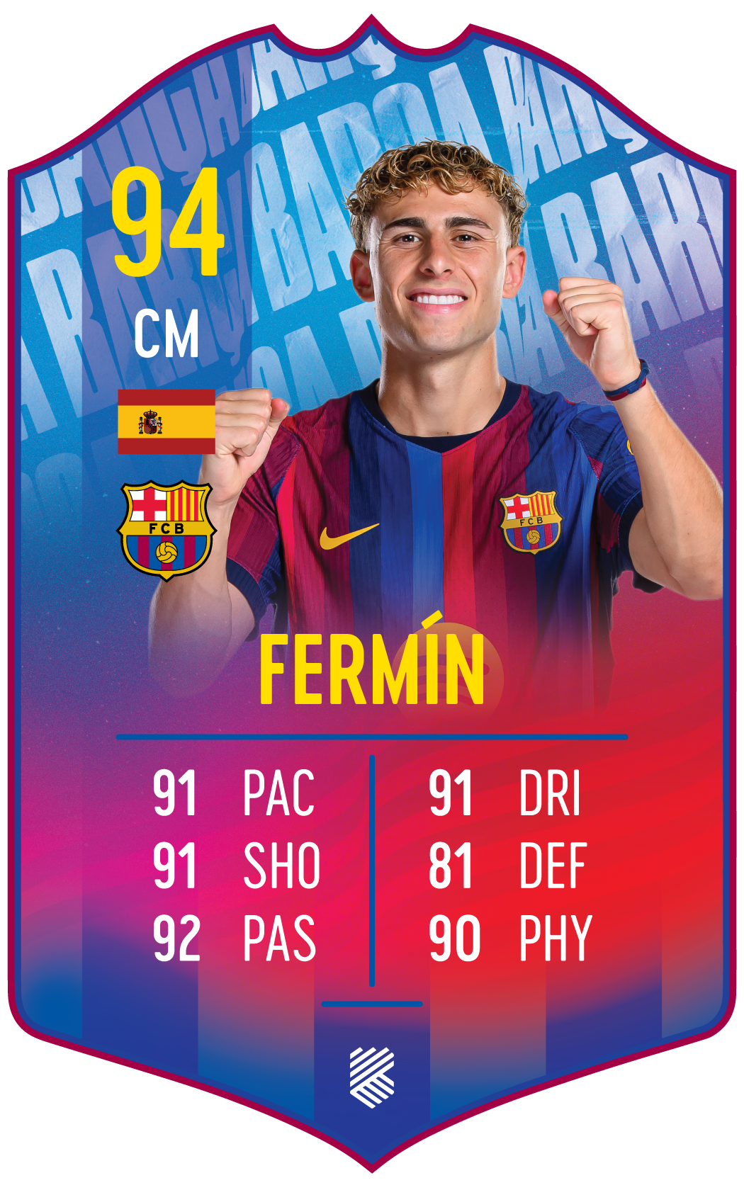 Fermín López – FC Barcelona S26/27 card
