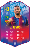 Gabriel Jesus – FC Barcelona S26/27 card
