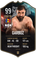 Garbuz – King of Kings S25/26 fighter card