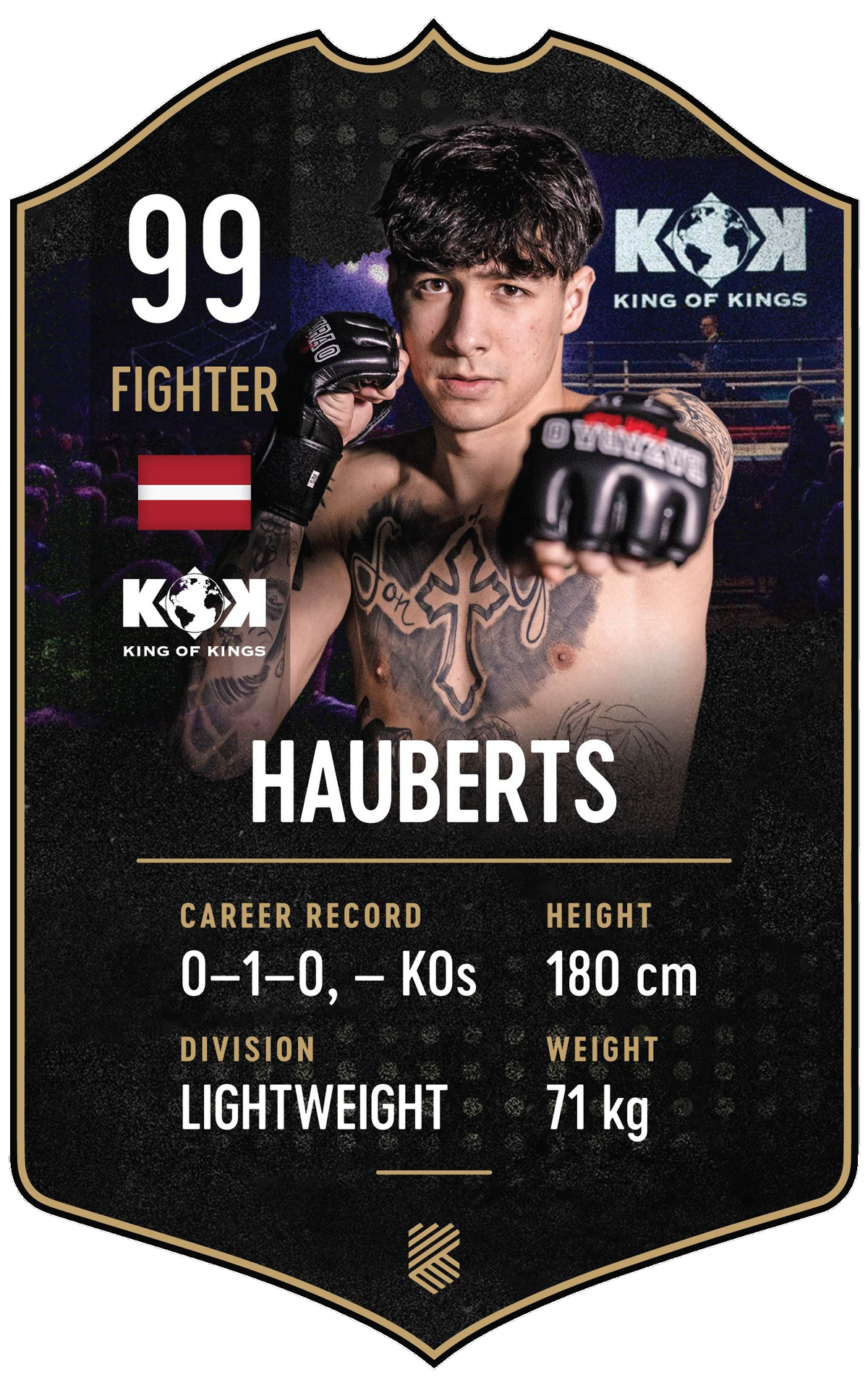 Hauberts – King of Kings S24/25 fighter card