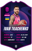 Ivan Tkachenko – BK Rīgas Zeļļi S26/27 card