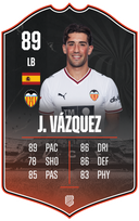 Jesús Vázquez – Valencia CF S26/27 card
