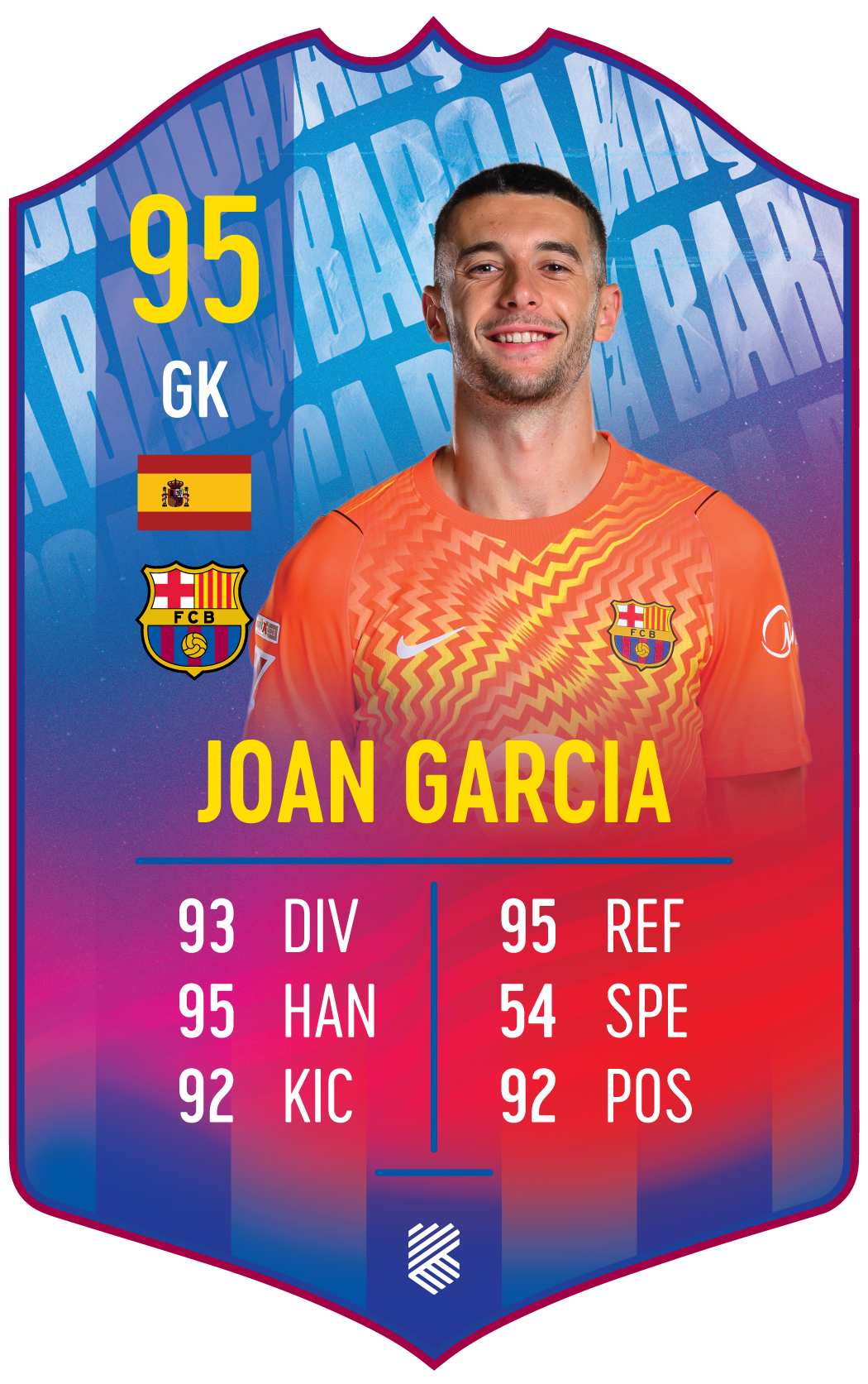 Joan García – FC Barcelona S26/27 card
