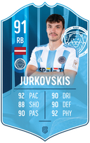 Raivis Andris Jurkovskis – Riga FC S25/26 card