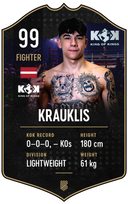 Krauklis – King of Kings S24/25 fighter card