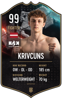 Krivcuns – King of Kings S25/26 fighter card