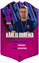 Kārlis Dureika – BK Rīgas Zeļļi S24/25 card