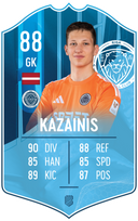 Mārcis Kazainis – Riga FC S25/26 card