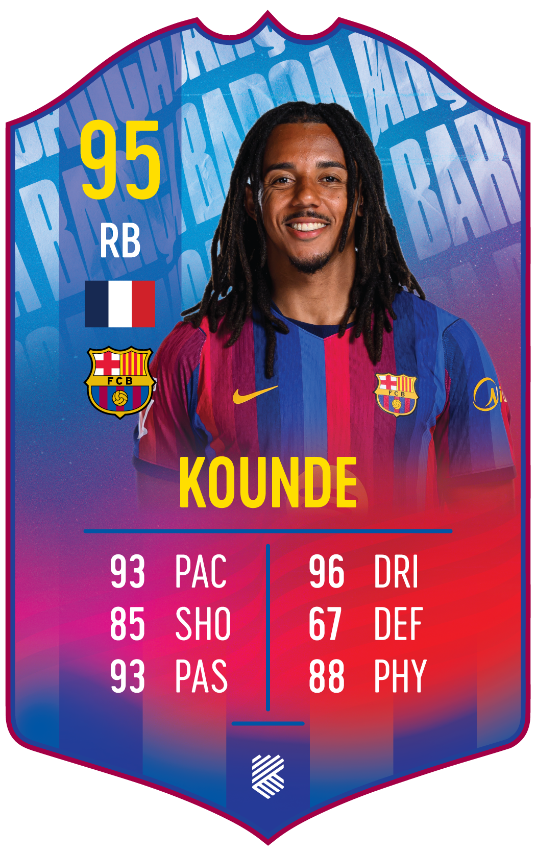 Jules Koundé – FC Barcelona S26/27 card