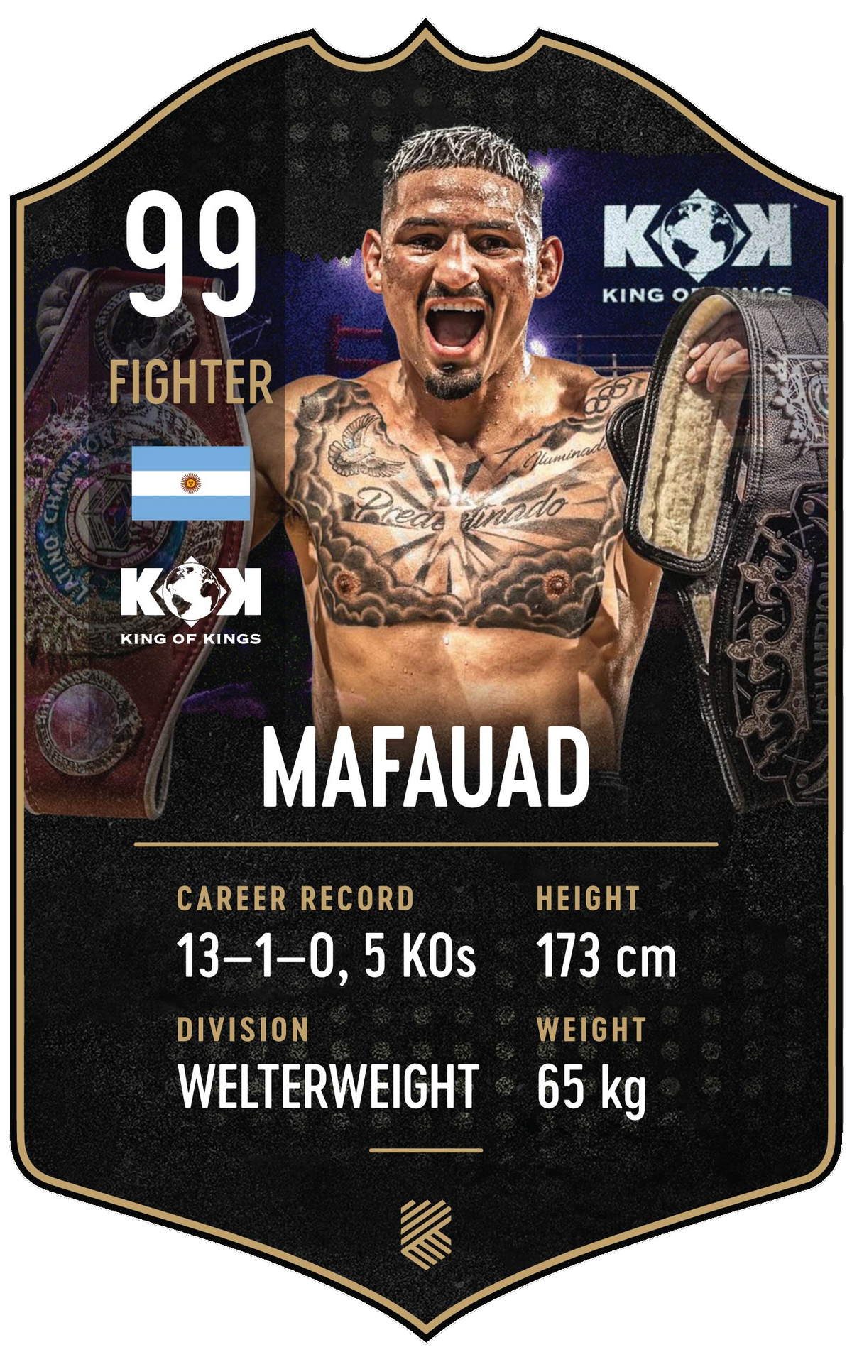 Mafauad – King of Kings S24/25 fighter card