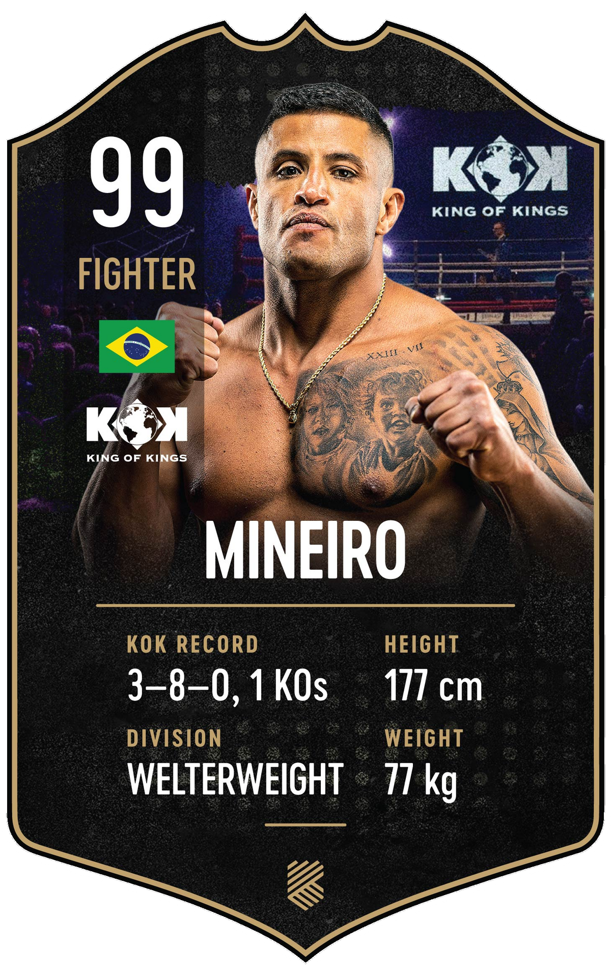 Mineiro – King of Kings S24/25 fighter card
