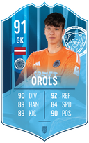 Frenks Orols – Riga FC S25/26 card