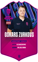 Oskars Zurkovs – BK Rīgas Zeļļi S24/25 card
