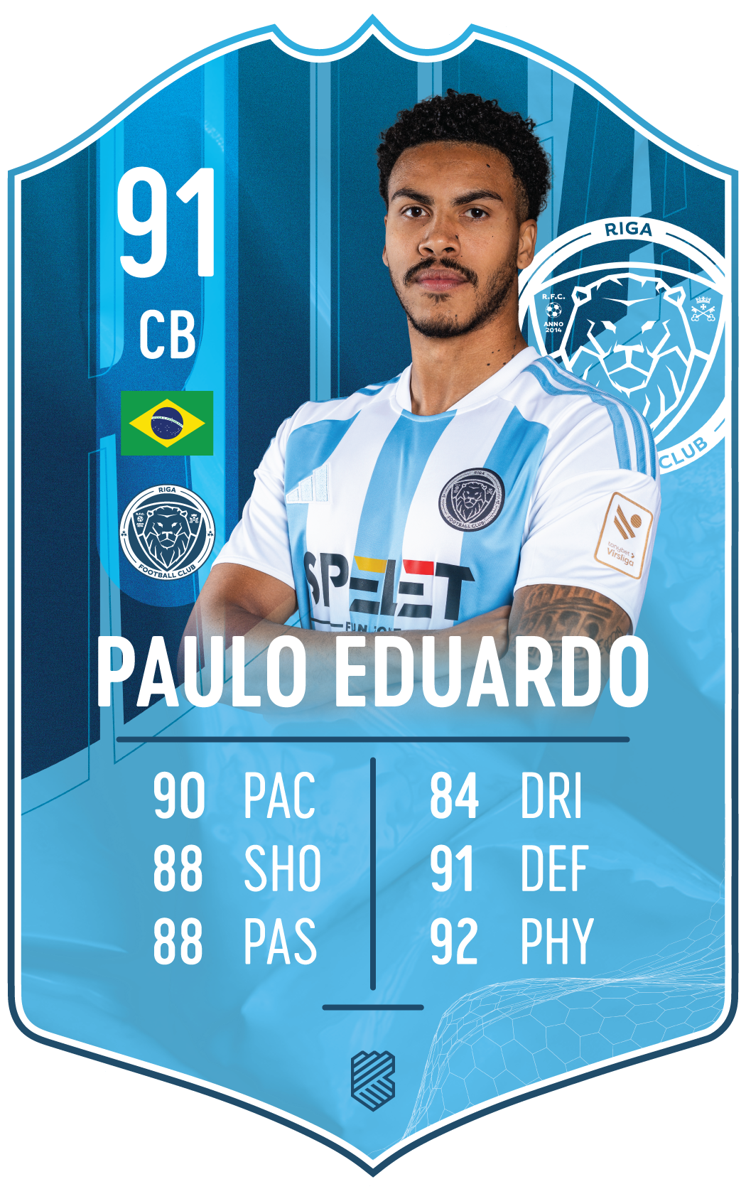 Paulo Eduardo – Riga FC S25/26 card