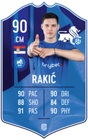 Strahinja Rakić – FK RFS S25/26 card