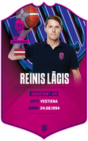 Reinis Lācis – BK Rīgas Zeļļi S24/25 card