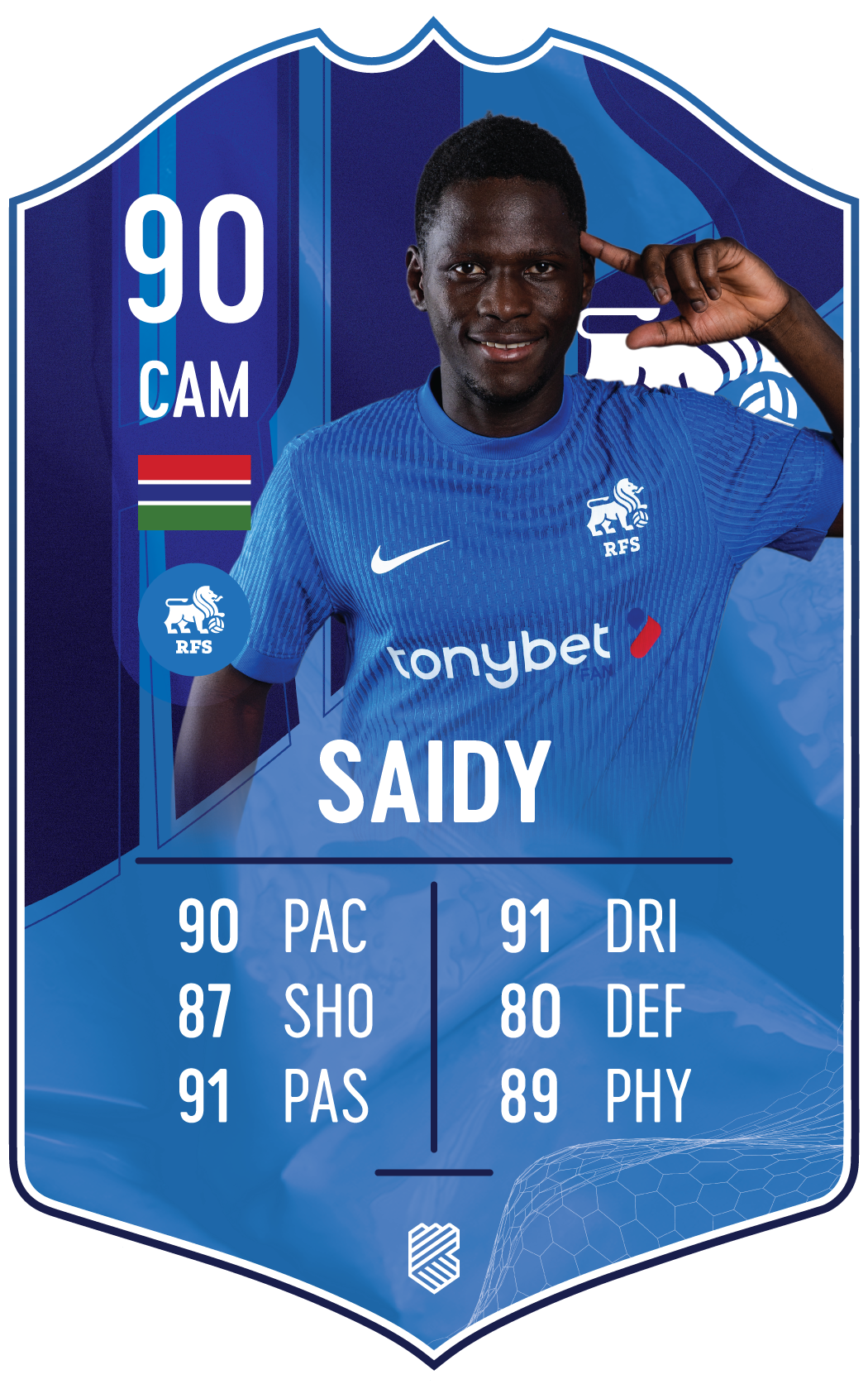 Modou Saidy – FK RFS S25/26 card