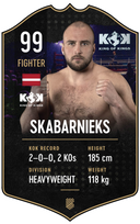 Skabarnieks – King of Kings S24/25 fighter card