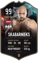 Skabarnieks – King of Kings S25/26 fighter card