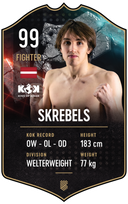 Skrebels – King of Kings S25/26 fighter card