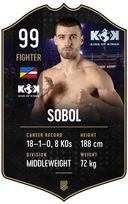 Sobol – King of Kings S24/25 fighter card